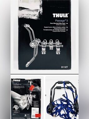 Thule Passage 3 911XT Trunk Mount Bike Rack